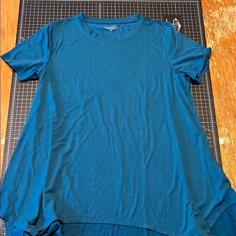 Athleta large tall Teal Women's Tunic Top